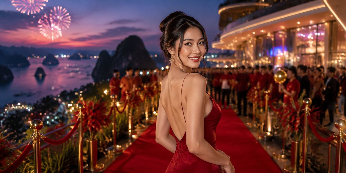 Bầu không khí lễ hội Tết tại Hạ Long gợi lên cảm giác may mắn khi chơi Xổ Số