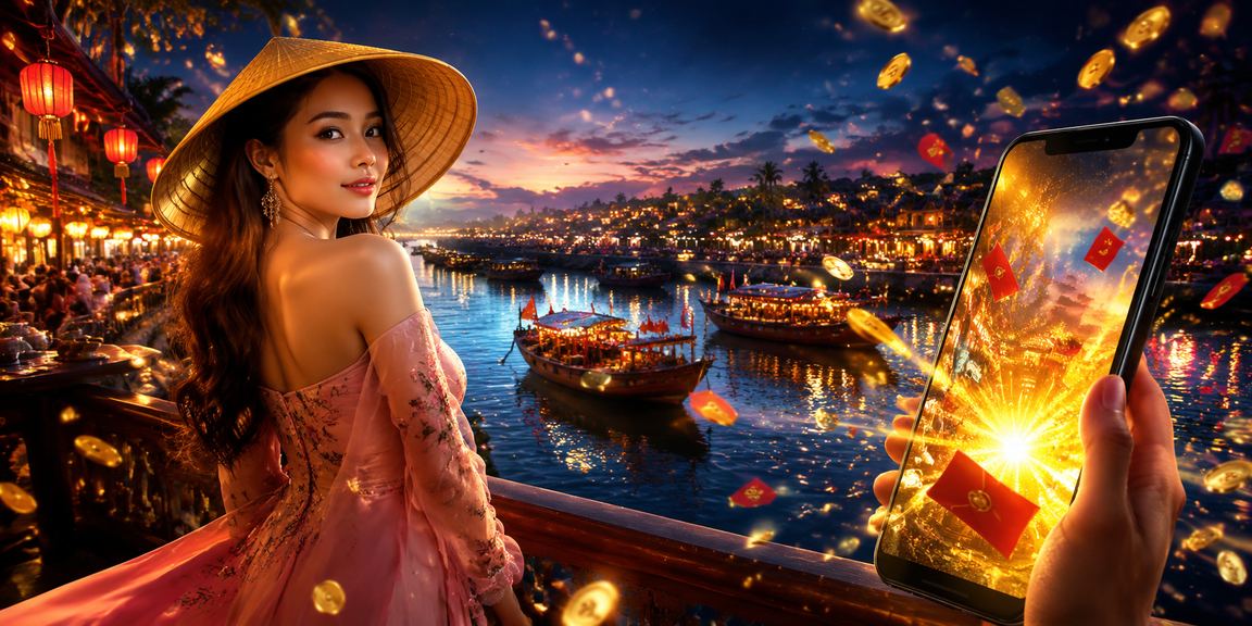Người dùng tại Mũi Né nhận phong bì đỏ thưởng trên bãi biển qua app thu2