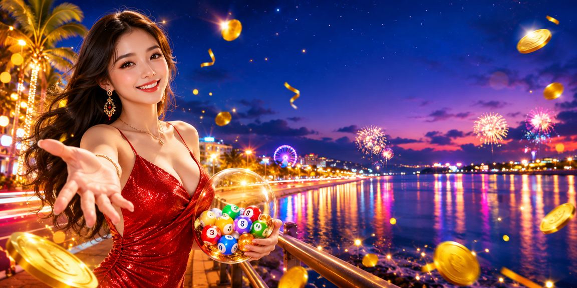 Người dùng tại bãi biển Mũi Né kiểm tra kết quả Xổ Số lottery trên điện thoại