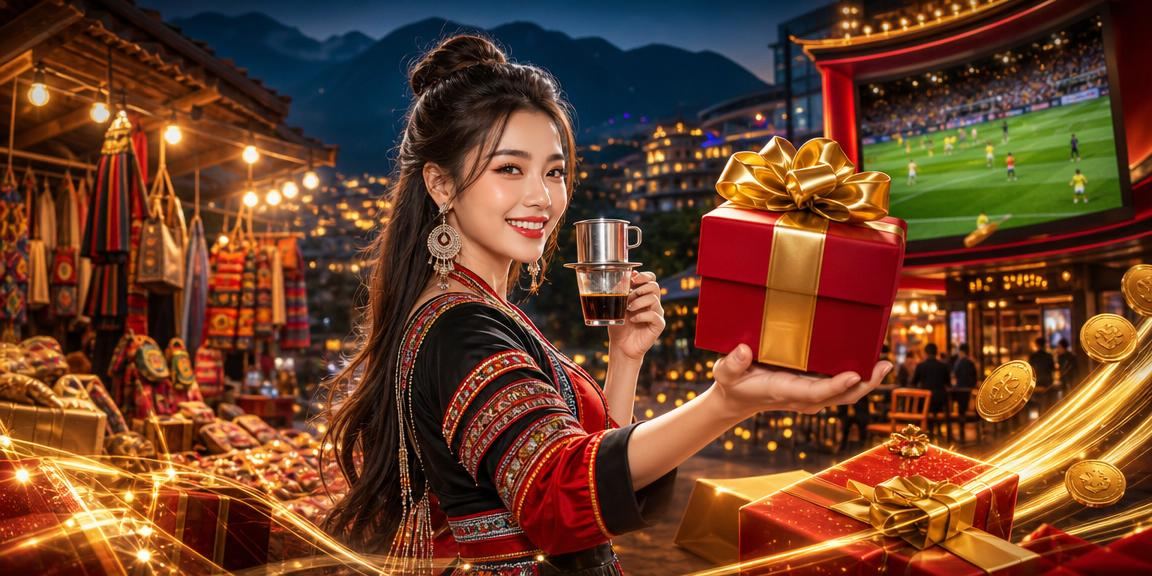 Người dùng chơi casino trực tuyến tại quán cà phê ở Sapa